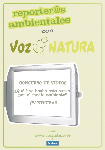 Participa no II Concurso de Vídeos de Voz Natura!!